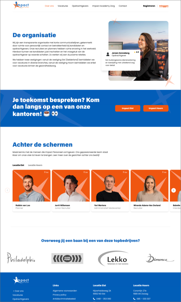 Impact personeel