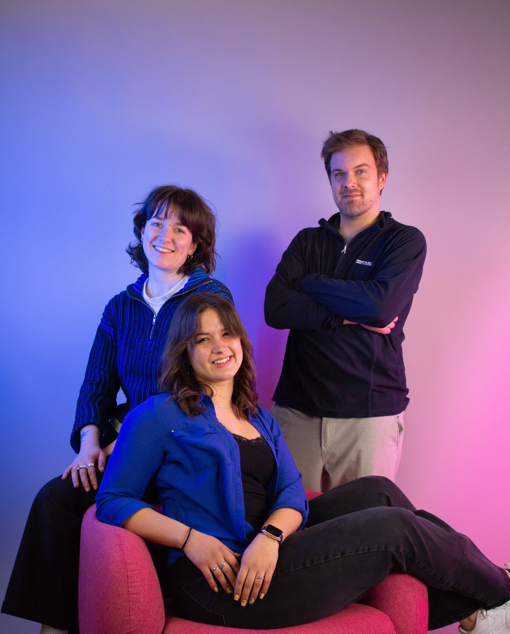 Het marketingteam: klara robbert en lisa. online marketing bureau Arnhem
